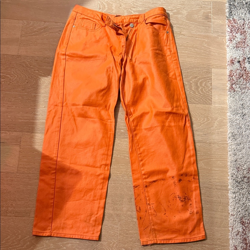 PrettyLittleThing Orange Pants